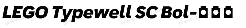 LEGO Typewell SC Bol字体转换 LEGO Typewell SC Bol字体转换